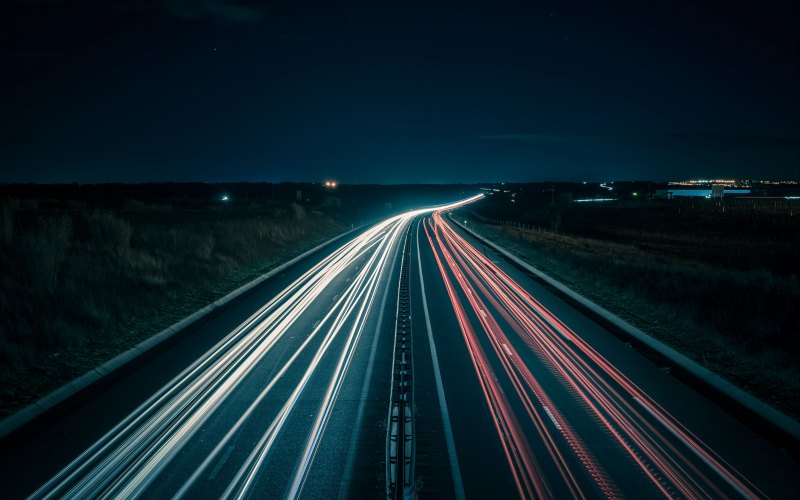 Ночная трасса