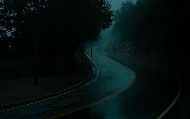 Дорога в тумане