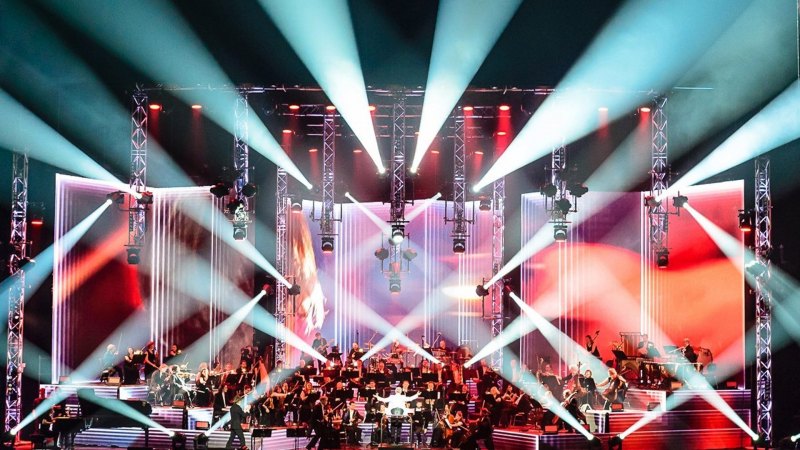 Концертное освещение сцены