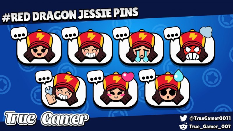 Brawl Stars пин Джесси
