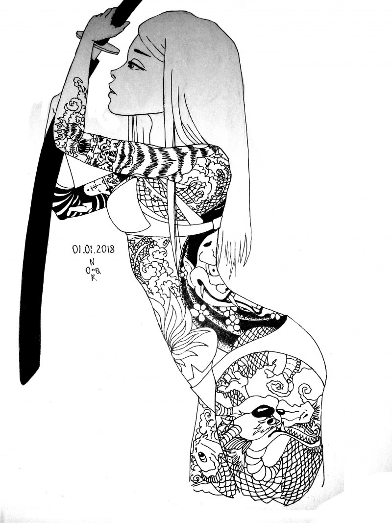 Женщины якудза аниме