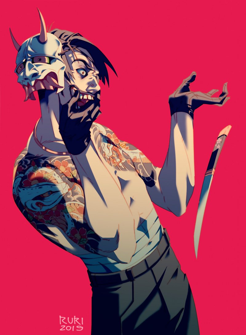 Маджима якудза аниме