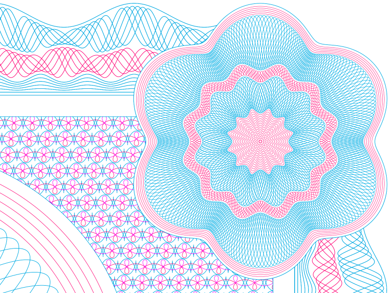 Гильош сетка