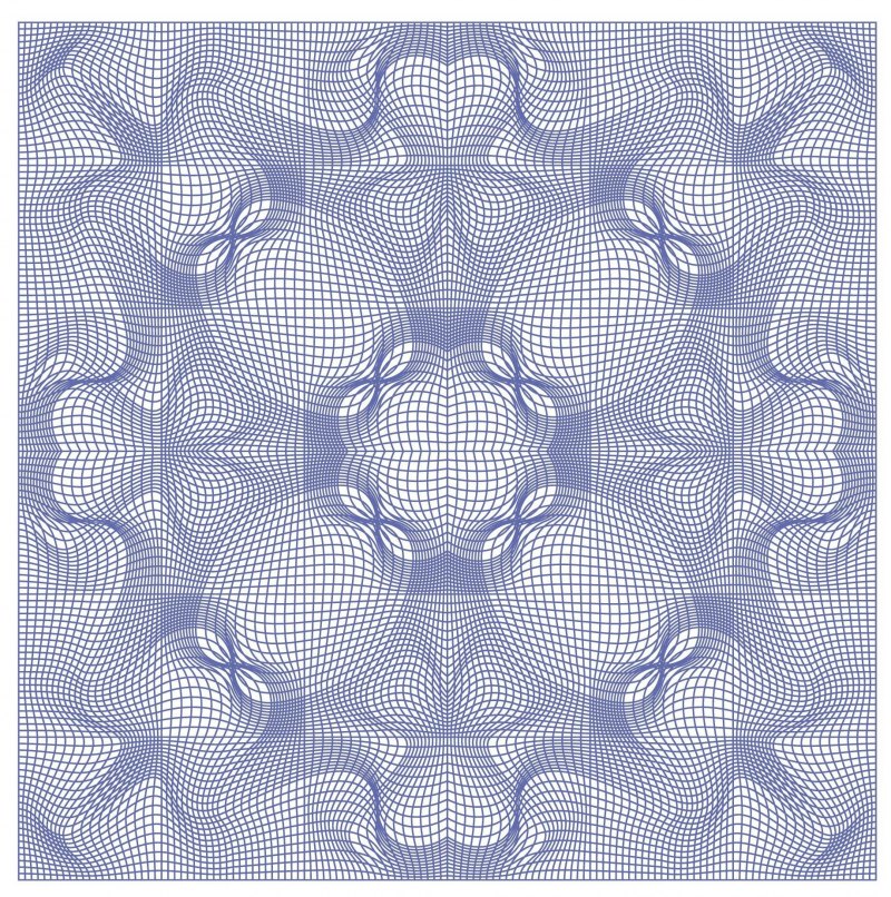 Гильош сетка в векторе