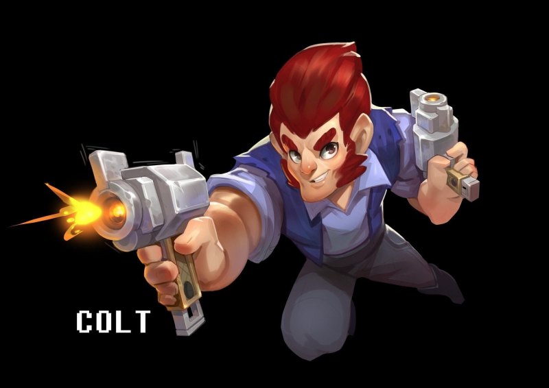Скины на Кольта в БРАВЛ старс