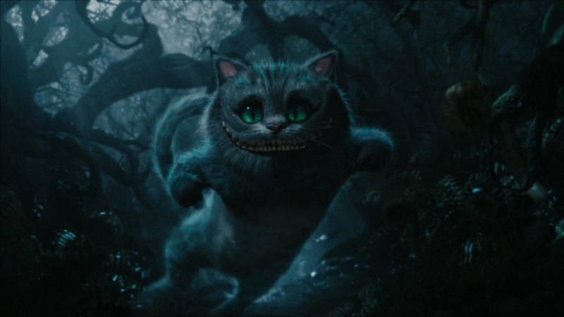 Алиса и кот Чешир в стране чудес