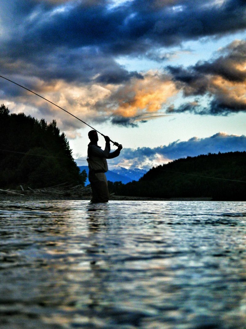 Удочка в руках