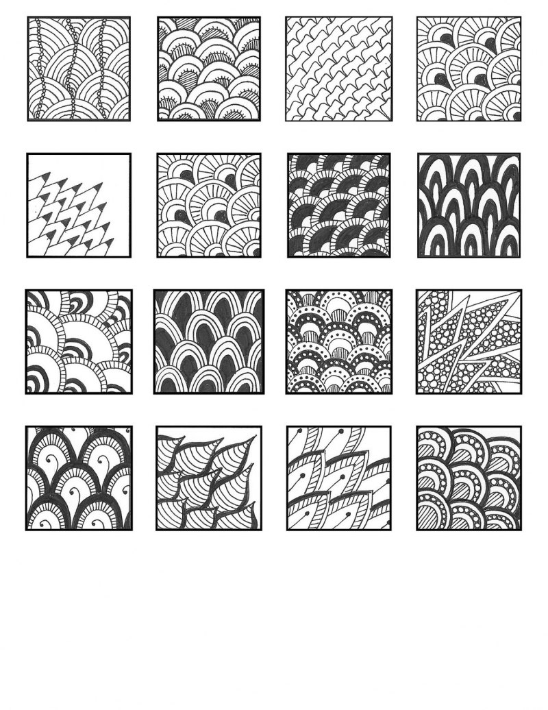 Зентангл и дудлинг для начинающих