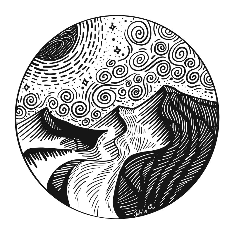 Композиция в круге стилизация