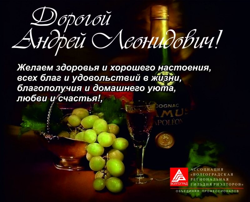 С днём рождения Андрей Леонидович