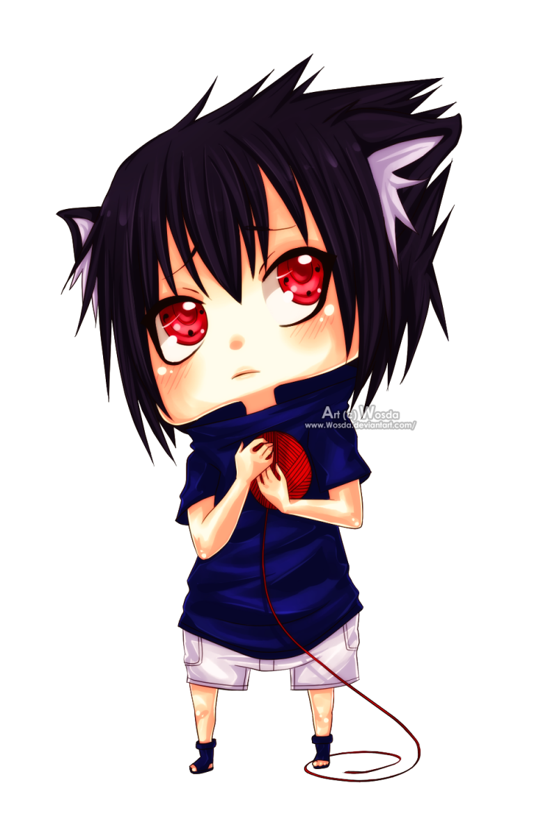 Чиби Саске в полный рост