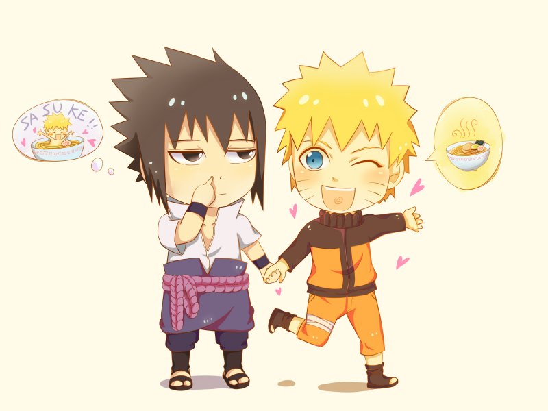 Аниме Наруто Чиби Саске