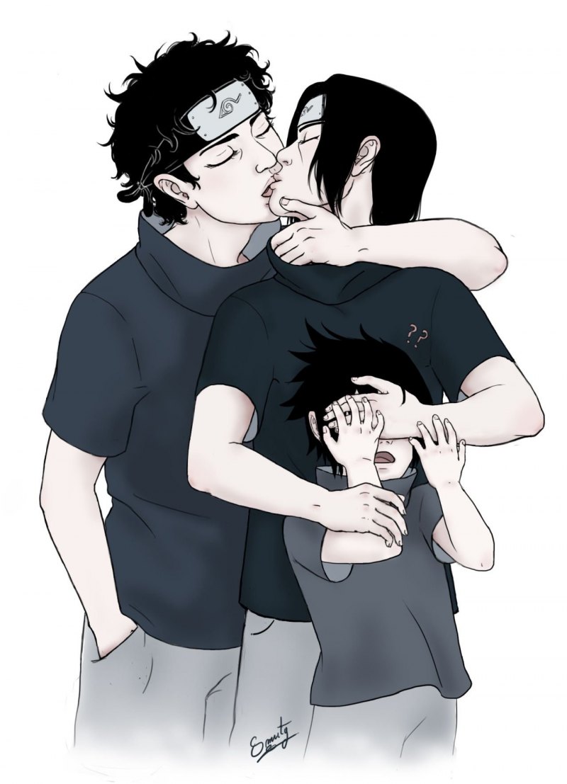 Шисуи и Саске