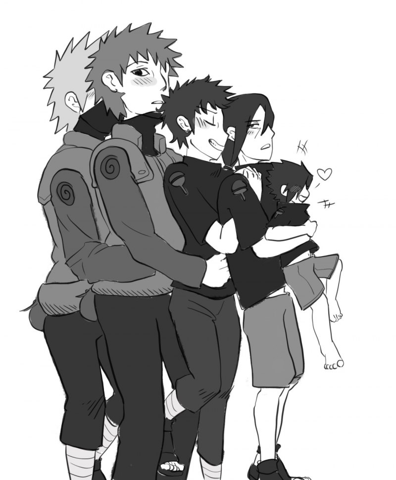 Наруто и Шисуи любовь