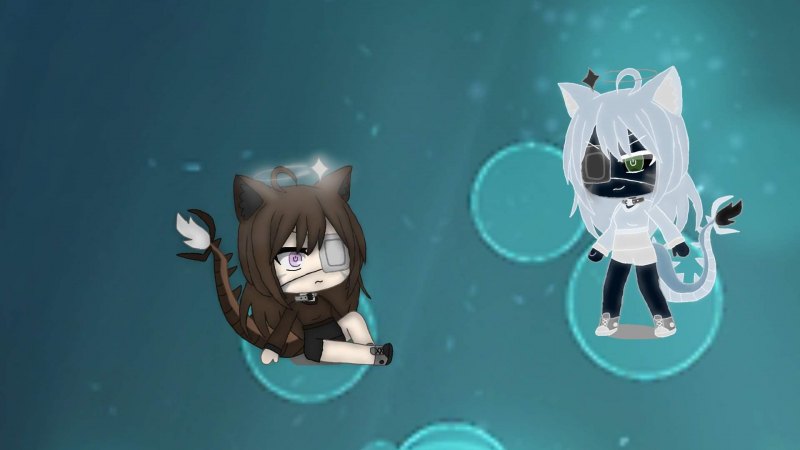 Футаж гача лайф на зелёном фоне