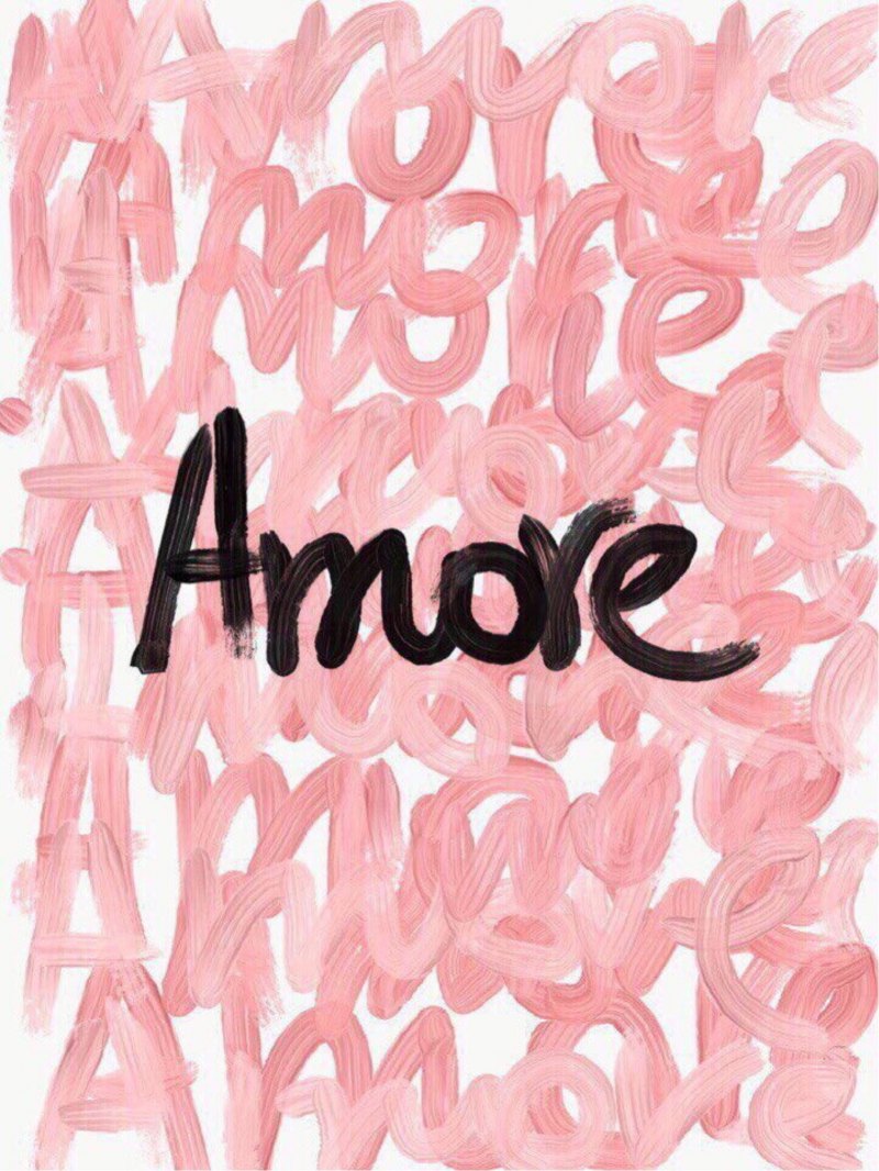 Amore надпись