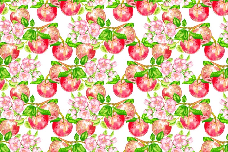 Орнамент фрукты