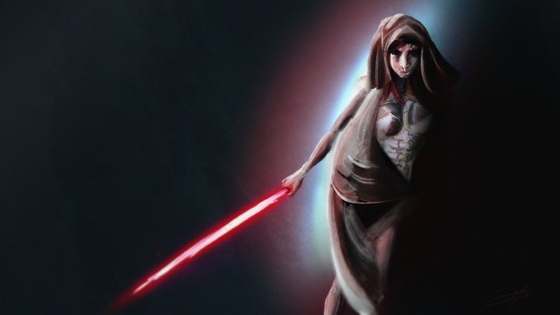 Star Wars леди Джедай