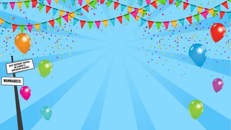 Детский праздничный фон