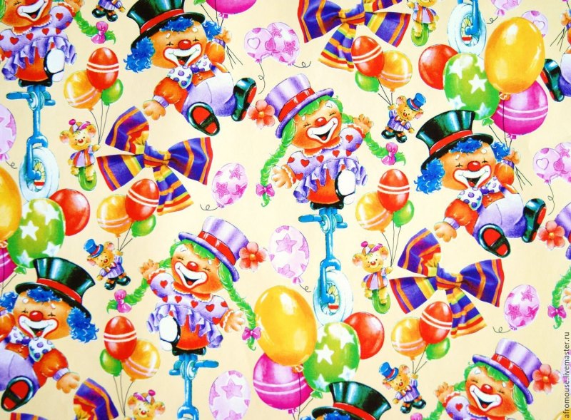 Упаковочная бумага цирк