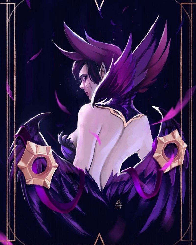 Лига легенд Моргана арт