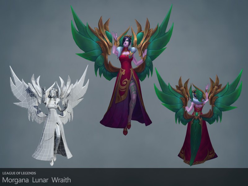 Лига легенд Моргана арт
