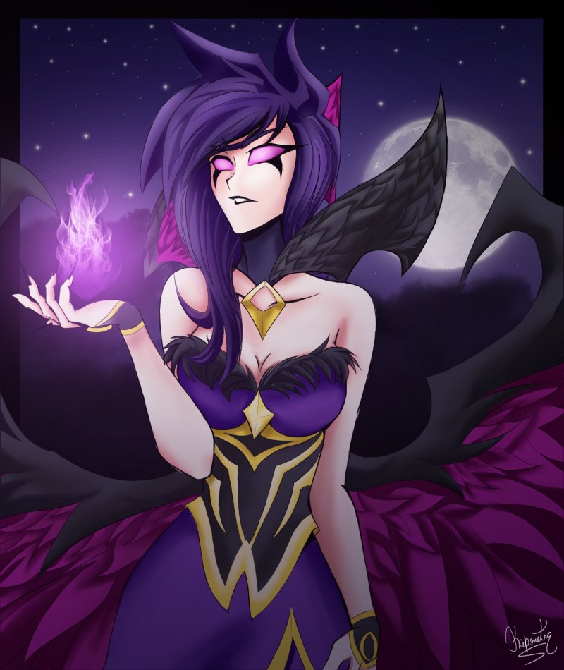 League of Legends Моргана арт