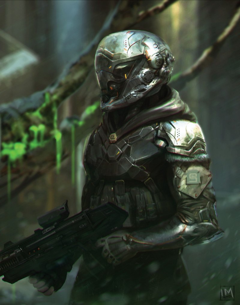 Снайпер Cyberpunk