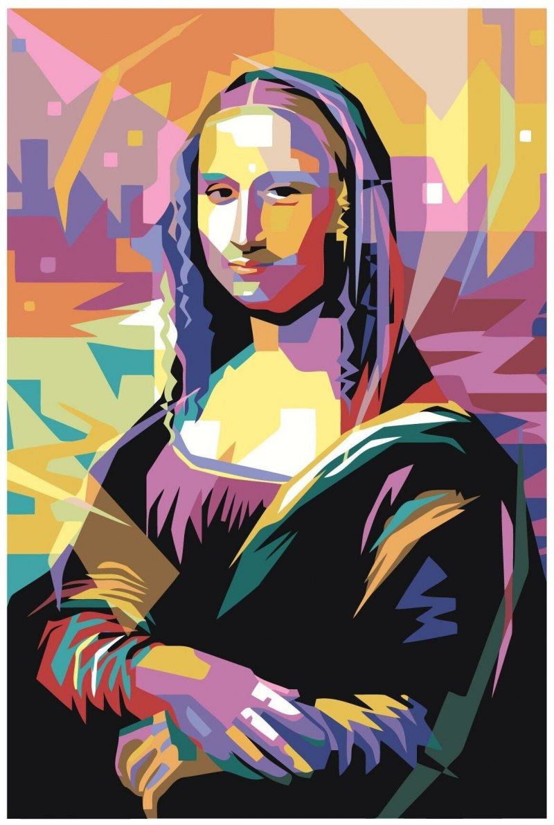 Поп арт Mona Liza