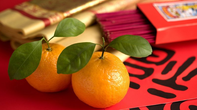 Китайский новый год мандарины
