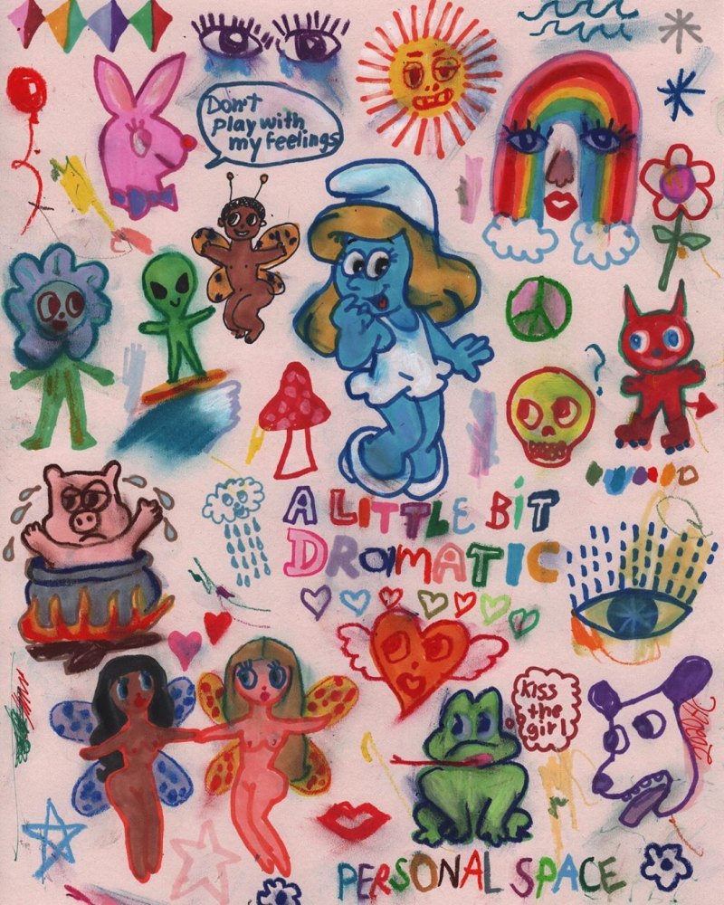 Плкакакты в стиле инди кд