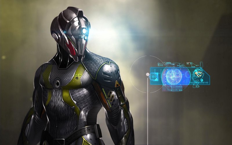 Sci Fi киборг арт