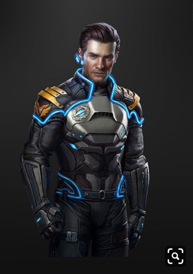 Киберпанк парень