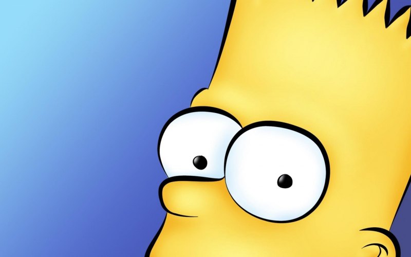 Барт симпсон анфас