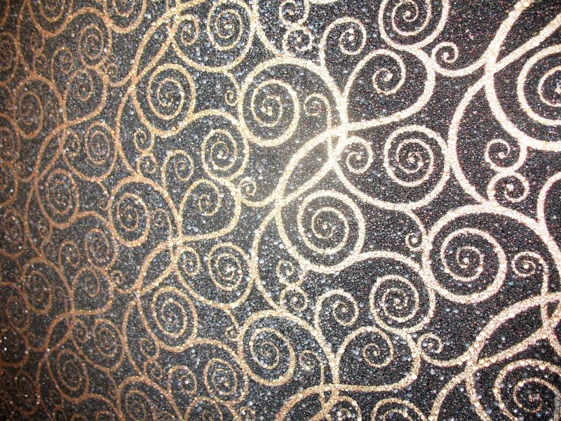 Обои дизайнерские с бисером