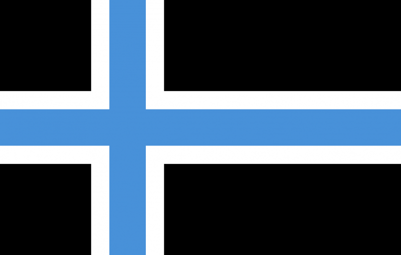 Карельский флаг с крестом