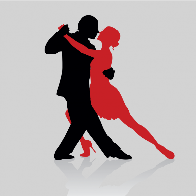 Танго силуэт