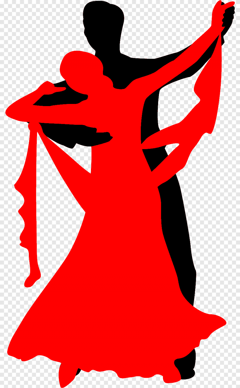 Бальные танцы силуэт