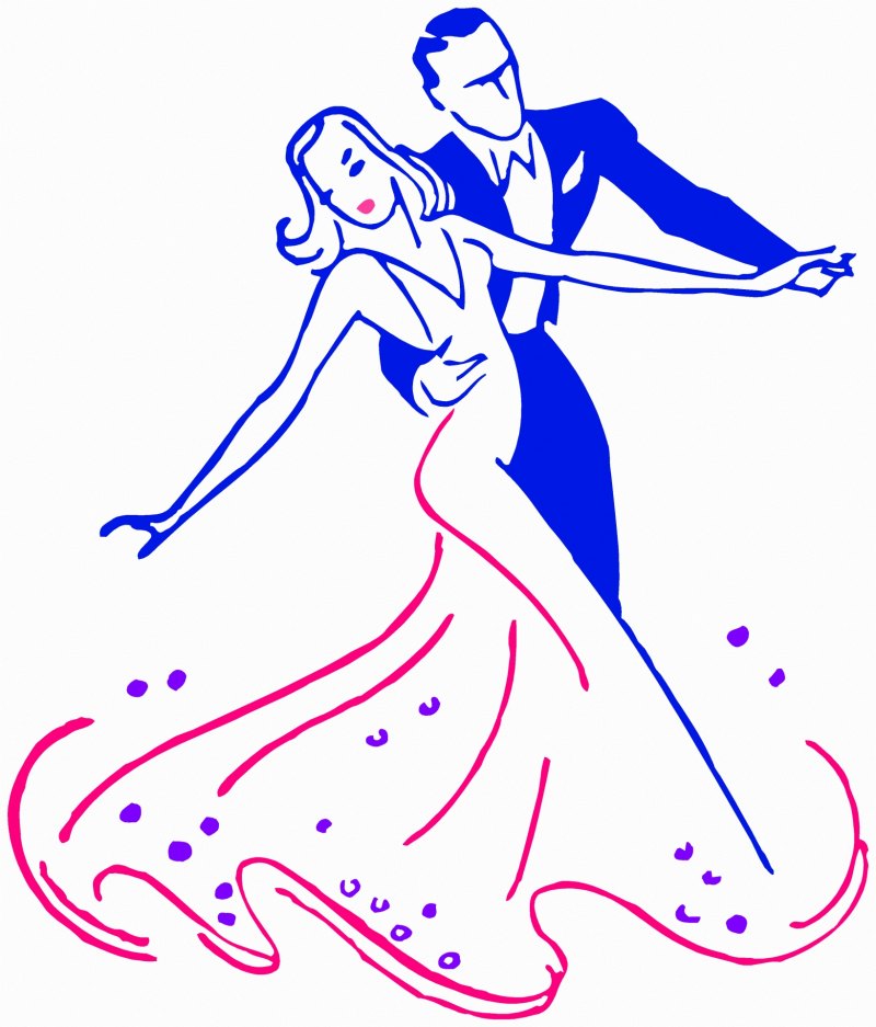 Рисунок танцующей пары