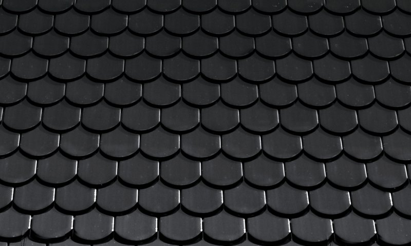 Зеленая черепица