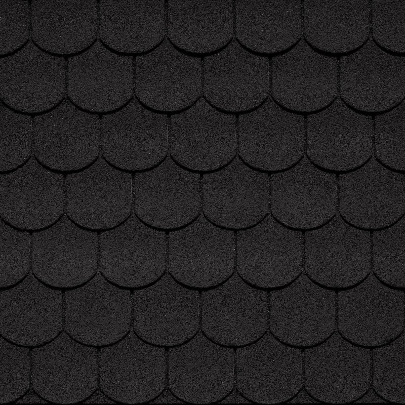 Гибкая черепица ЗТ черный