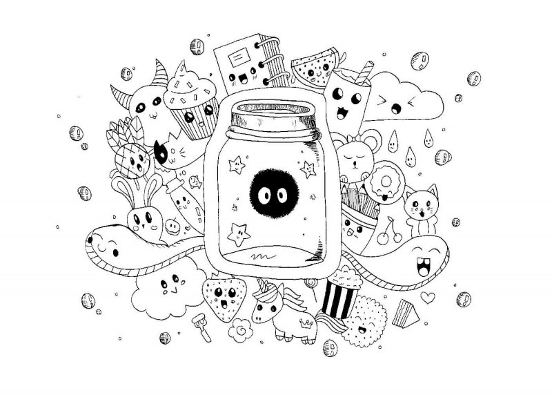 Подруги черно белые для срисовки