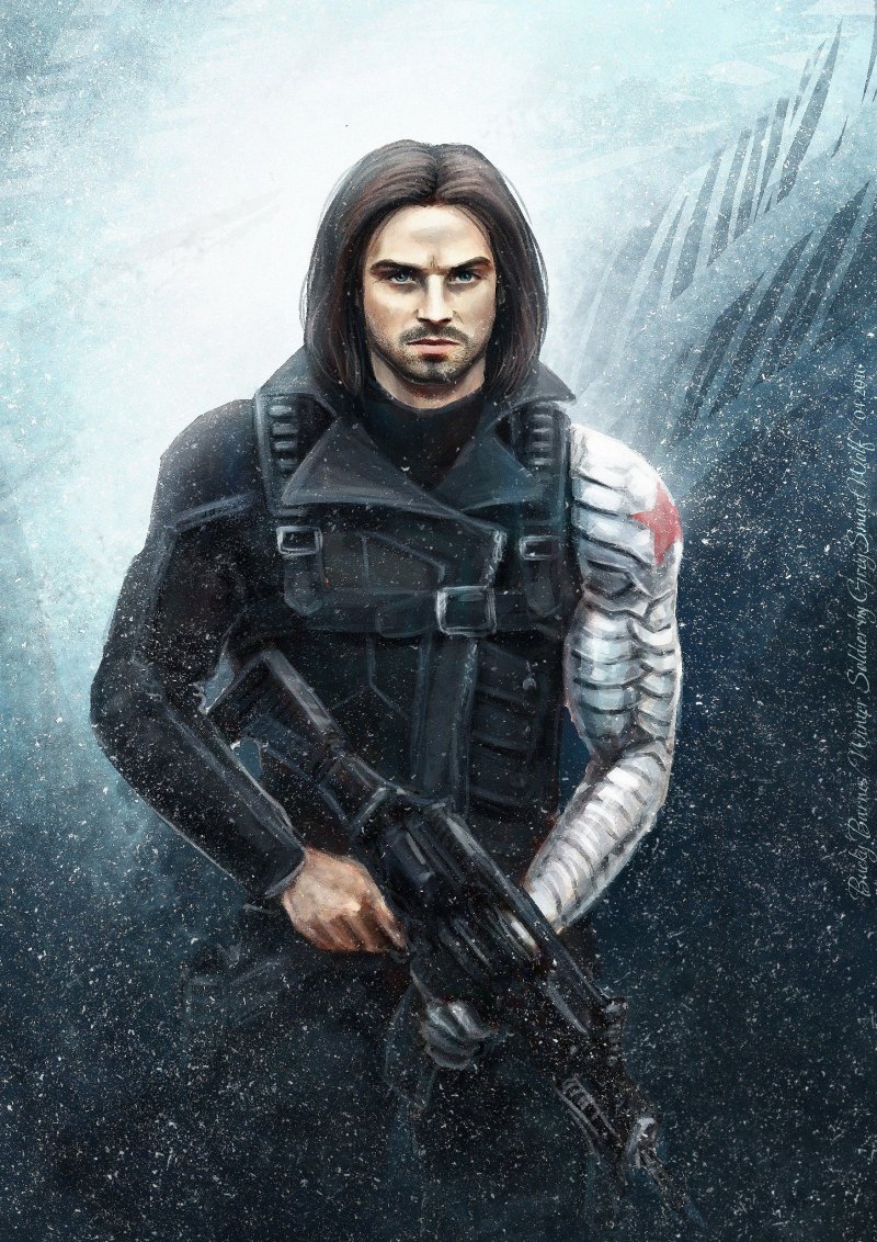 Баки Барнс зимний солдат арт