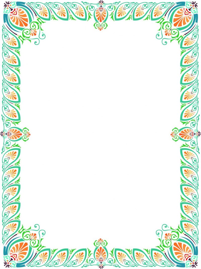 Татарский орнамент рамка