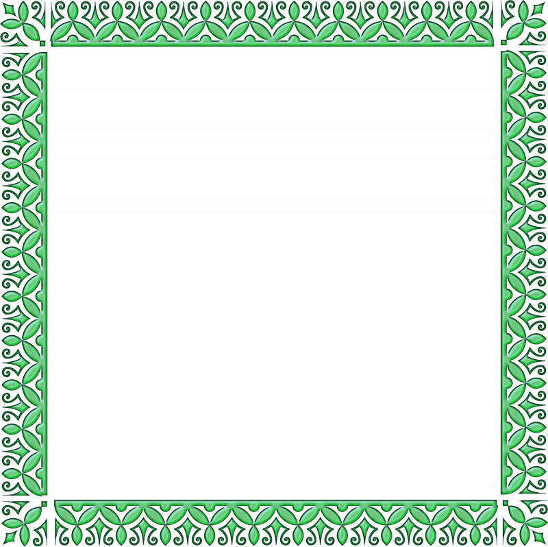 Башкирский узор рамка