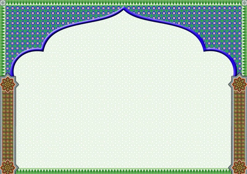 Рамка зеленая