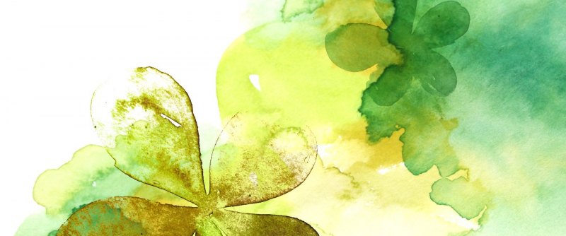 Зеленый акварельный фон