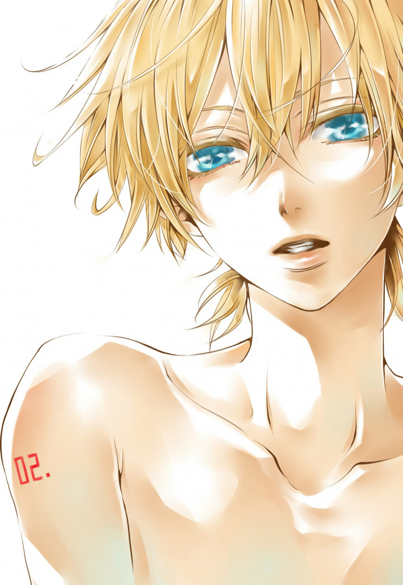 Лен Кагамине арт Омега