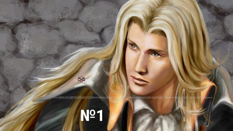 Блондин с золотыми глазами