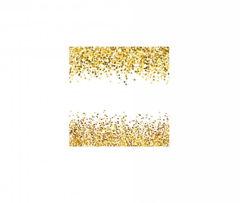 Блестки золото вектор